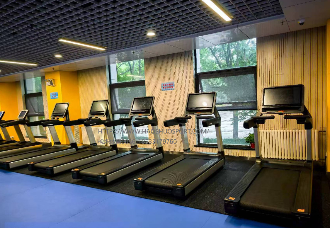 High-Performance Commercial Treadmill in  Gym
